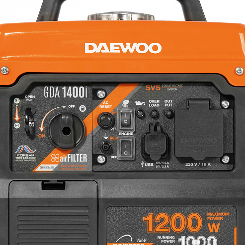 Инверторный бензиновый генератор DAEWOO GDA 1400i_6